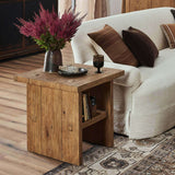 Zeno End Table, Distressed Blonde by Amber Lewis x Four Hands-Furniture - Accent Tables-High Fashion Home