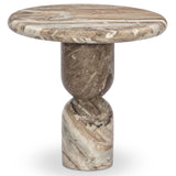 Figueroa End Table, Sawar Marble by Amber Lewis x Four Hands-Furniture - Accent Tables-High Fashion Home