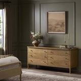 Franny 6 Drawer Dresser, Saddle Brown by Amber Lewis x Four Hands-Furniture - Storage-High Fashion Home