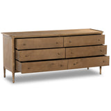 Franny 6 Drawer Dresser, Saddle Brown by Amber Lewis x Four Hands-Furniture - Storage-High Fashion Home