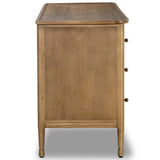 Franny 6 Drawer Dresser, Saddle Brown by Amber Lewis x Four Hands-Furniture - Storage-High Fashion Home