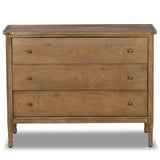 Franny 3 Drawer Chest, Saddle Brown by Amber Lewis x Four Hands-Furniture - Storage-High Fashion Home