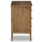 Franny 3 Drawer Chest, Saddle Brown by Amber Lewis x Four Hands-Furniture - Storage-High Fashion Home