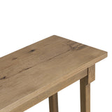 Edison Console Table, Worn Oak by Amber Lewis x Four Hands-Furniture - Accent Tables-High Fashion Home