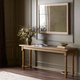 Edison Console Table, Worn Oak by Amber Lewis x Four Hands-Furniture - Accent Tables-High Fashion Home