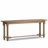 Edison Console Table, Worn Oak by Amber Lewis x Four Hands-Furniture - Accent Tables-High Fashion Home
