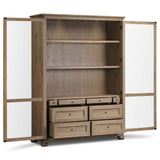 Sussex Wide Cabinet, Drifted Oak by Amber Lewis x Four Hands-Furniture - Storage-High Fashion Home