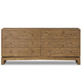 Matthes 6 Drawer Dresser, Sierra Rustic Natural by Four Hands-Furniture - Storage-High Fashion Home