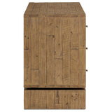 Matthes 6 Drawer Dresser, Sierra Rustic Natural by Four Hands-Furniture - Storage-High Fashion Home