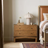 Matthes Nightstand, Sierra Rustic Natural by Four Hands-Furniture - Bedroom-High Fashion Home