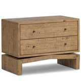 Matthes Nightstand, Sierra Rustic Natural by Four Hands-Furniture - Bedroom-High Fashion Home
