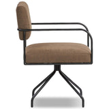 Fenn Desk Chair, Nomad Mushroom by Four Hands-Furniture - Office-High Fashion Home