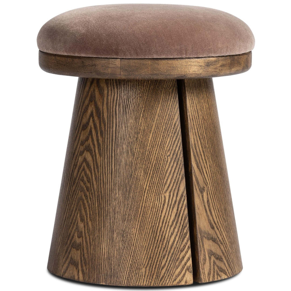 Bea Accent Stool, Monte Mushroom by Four Hands-Furniture - Chair-High Fashion Home
