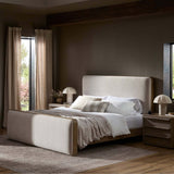 Pierce Bed, Holland Sand by Four Hands-Furniture - Bedroom-High Fashion Home