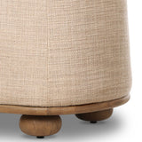 Bilbury Oval Ottoman, Saxon Sand by Four Hands-Furniture - Chair-High Fashion Home