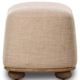 Bilbury Oval Ottoman, Saxon Sand by Four Hands-Furniture - Chair-High Fashion Home