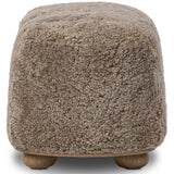Bilbury Oval Ottoman, Taupe by Four Hands-Furniture - Chair-High Fashion Home