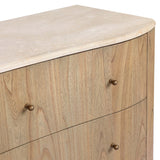 Boa 6 Drawer Dresser, Sandy Mindi by Four Hands-Furniture - Storage-High Fashion Home