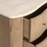 Boa 6 Drawer Dresser, Sandy Mindi by Four Hands-Furniture - Storage-High Fashion Home