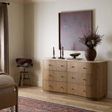 Boa 6 Drawer Dresser, Sandy Mindi by Four Hands-Furniture - Storage-High Fashion Home
