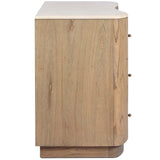 Boa 6 Drawer Dresser, Sandy Mindi by Four Hands-Furniture - Storage-High Fashion Home