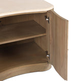 Boa Nightstand, Cream Marble by Four Hands-Furniture - Bedroom-High Fashion Home
