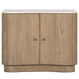 Boa Nightstand, Cream Marble by Four Hands-Furniture - Bedroom-High Fashion Home