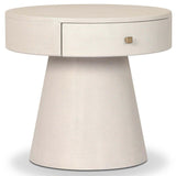 Chiro Nightstand, Ivory by Four Hands-Furniture - Bedroom-High Fashion Home