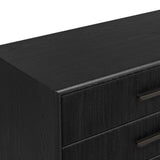 Rosenell 6 Drawer Dresser, Black-Furniture - Bedroom-High Fashion Home