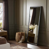 Regis Floor Mirror, Hammered Grey by Four Hands-Accessories-High Fashion Home