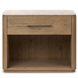 Raleigh Nightstand, Cappuccino Marble by Four Hands-Furniture - Bedroom-High Fashion Home