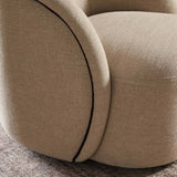 Laurrey Swivel Chair, Alcala Taupe by Four Hands-Furniture - Chair-High Fashion Home