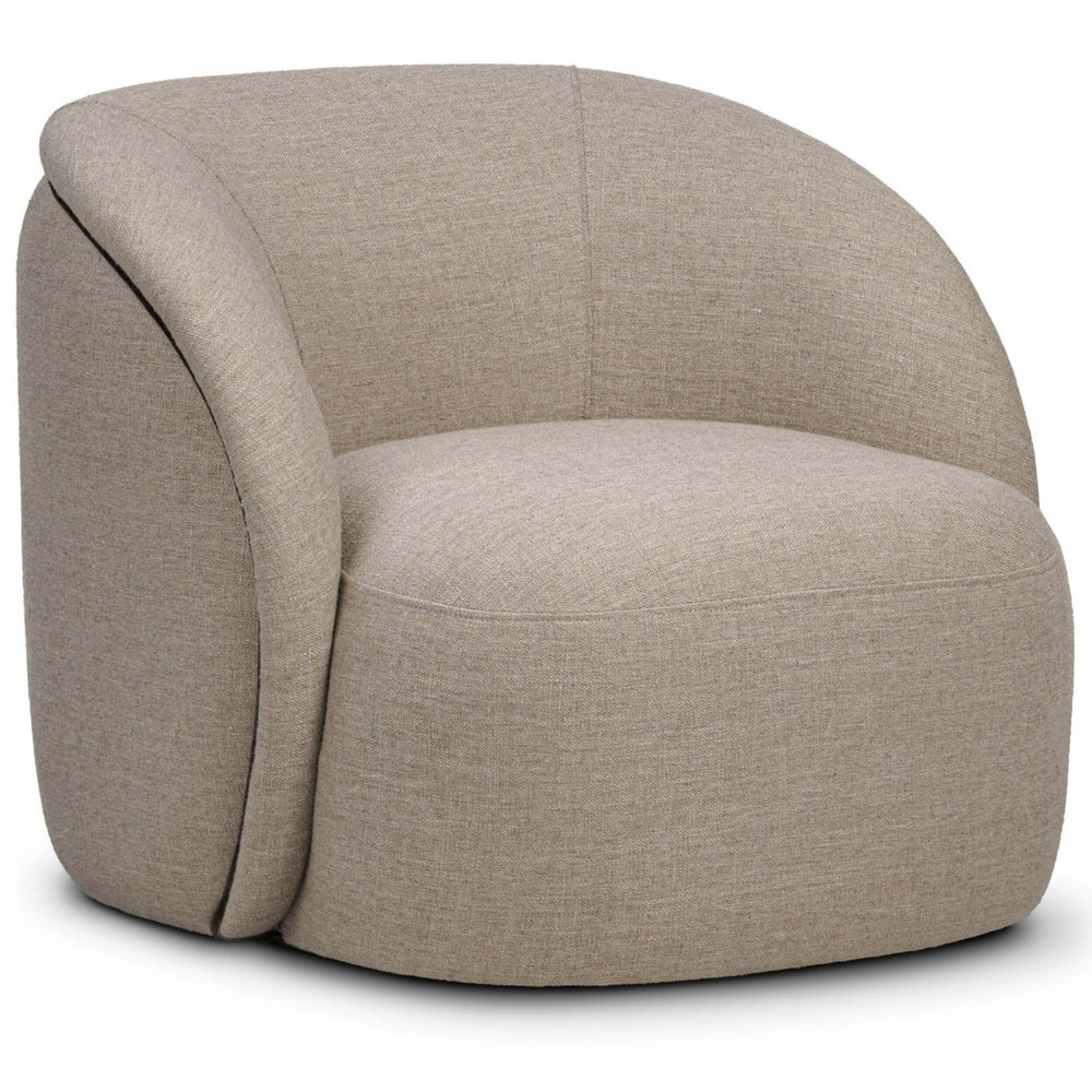 Laurrey Swivel Chair, Alcala Taupe by Four Hands-Furniture - Chair-High Fashion Home