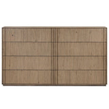 Leo 8 Drawer Dresser, Rustic Grey by Four Hands-Furniture - Storage-High Fashion Home