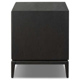 Rosenell 1 Drawer Nightstand, Black-Furniture - Bedroom-High Fashion Home