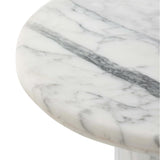 Stuart End Table, White Calacatta Marble by Four Hands-Furniture - Accent Tables-High Fashion Home