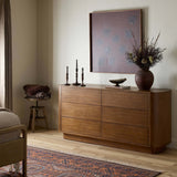 Paden 6 Drawer Dresser, Seasoned Brown by Four Hands-Furniture - Storage-High Fashion Home