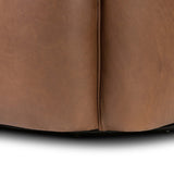 Bethany Leather Swivel Chair, Dulane Mahogany by Four Hands-Furniture - Chair-High Fashion Home