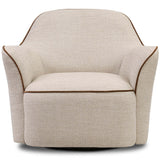 Bethany Swivel Chair, Alcala Wheat by Four Hands-Furniture - Chair-High Fashion Home