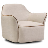 Bethany Swivel Chair, Alcala Wheat by Four Hands-Furniture - Chair-High Fashion Home