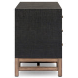 Fiona Media Console, Black by Four Hands-Furniture - Storage-High Fashion Home