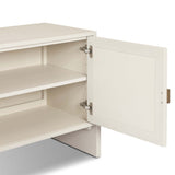 Cressida Media Console, Ivory by Four Hands-Furniture - Storage-High Fashion Home