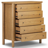 Roark Tall Dresser, Amber by Four Hands-Furniture - Storage-High Fashion Home