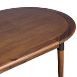 Harper Oval Extension Dining Table, Toasted Walnut by Four Hands-Furniture - Dining-High Fashion Home