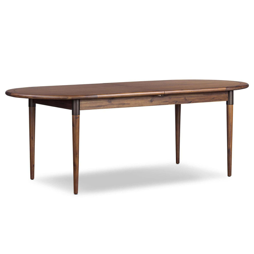 Harper Oval Extension Dining Table, Toasted Walnut by Four Hands-Furniture - Dining-High Fashion Home
