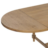 Blinn Oval Leaf Extension Dining Table, Worn Oak by Four Hands-Furniture - Dining-High Fashion Home