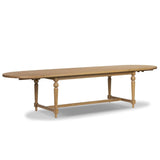 Blinn Oval Leaf Extension Dining Table, Worn Oak by Four Hands-Furniture - Dining-High Fashion Home