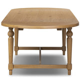 Blinn Oval Leaf Extension Dining Table, Worn Oak by Four Hands-Furniture - Dining-High Fashion Home