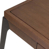 District Eight Mahjong Table, Smoked Oak by Four Hands-Furniture - Accent Tables-High Fashion Home