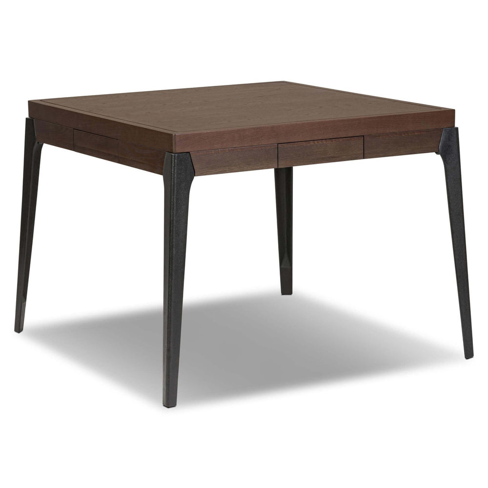 District Eight Mahjong Table, Smoked Oak by Four Hands-Furniture - Accent Tables-High Fashion Home